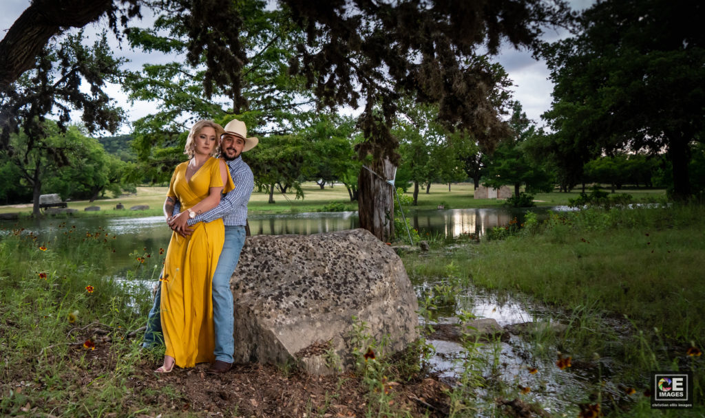 Engagement at Enchanted Springs Ranch by Christian Ellis Images San Antonio Wedding Photographer